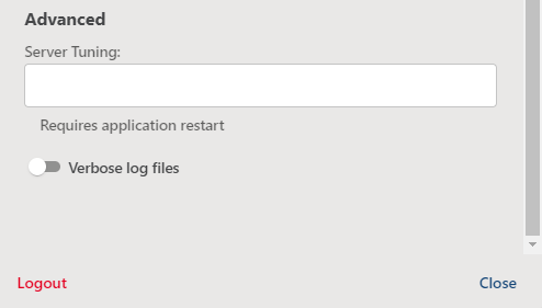 Application Preferences