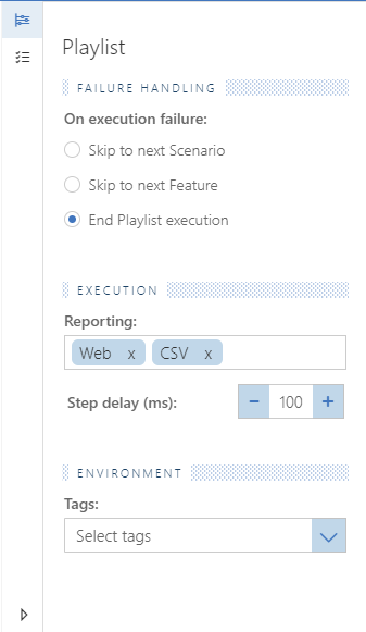 Cycle Playlist Settings