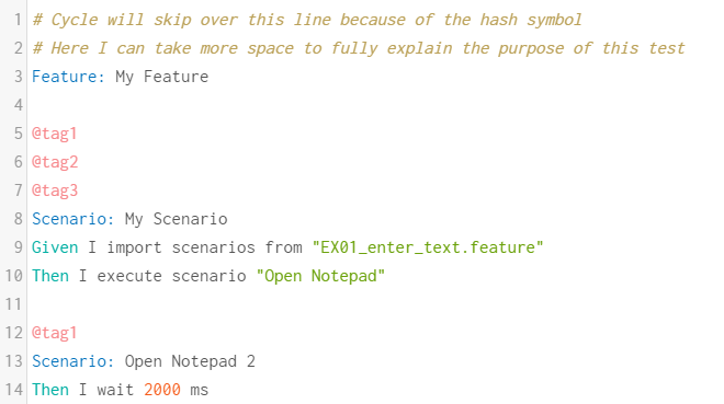 Using multiple tags