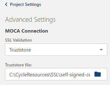 Advanced Settings