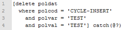 Example cleanup file