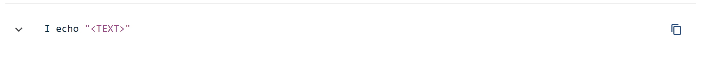 Copy button