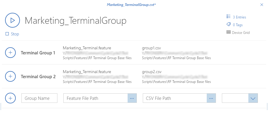 Group Test Editor