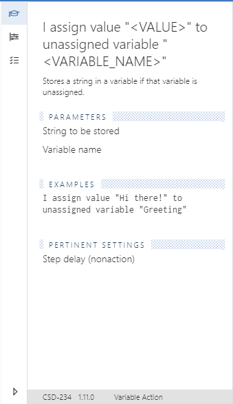 Step Assistant Tab