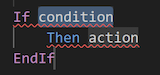 The snippet template code for &quot;if&quot; statements