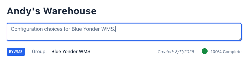 Project description in edit mode showing the textarea field