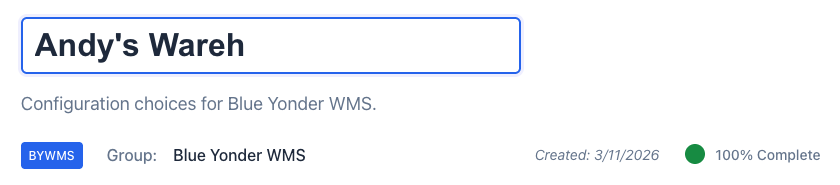 Project name in edit mode showing the text input field