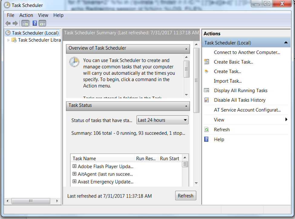 Windows Task Scheduler