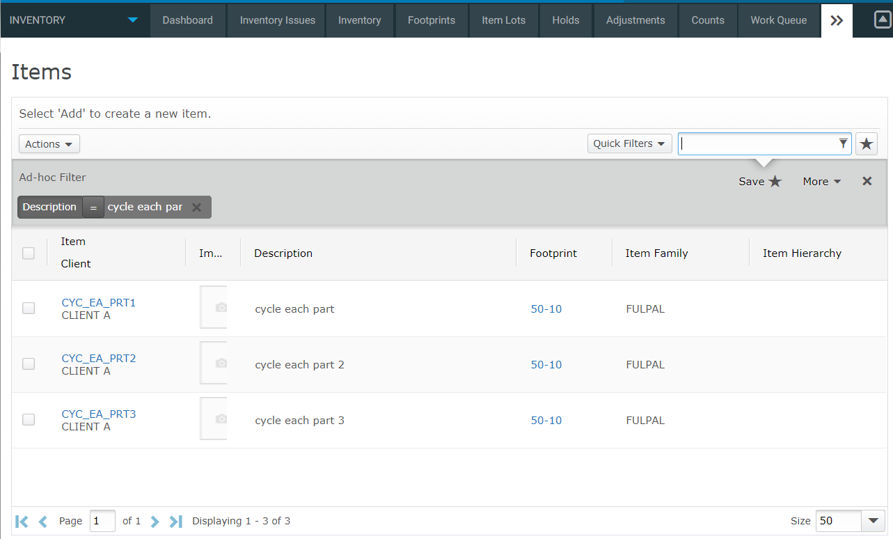 JDA Search without triple quotes