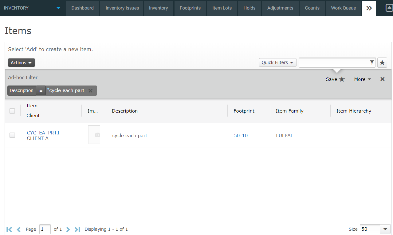 JDA Search with triple quotes