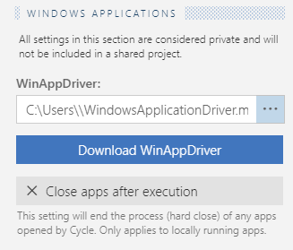 WinAppDriverSetting